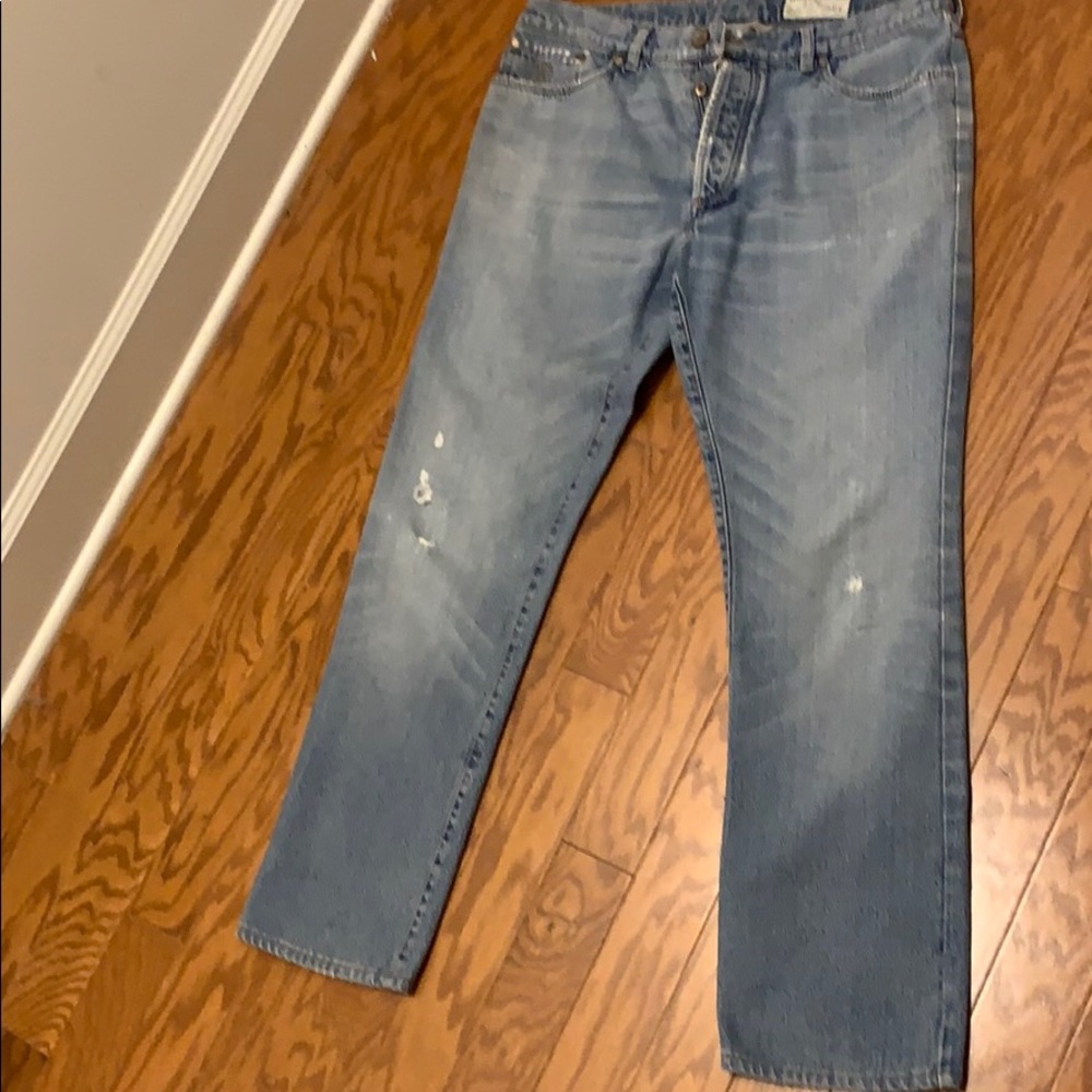 Brunello Cucinelli light blue jeans